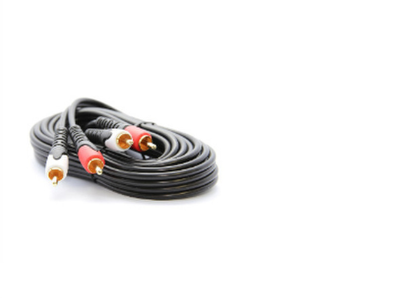 Gentec UHS562 3.6м 2 x RCA 2 x RCA Черный аудио кабель