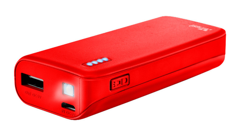 Trust PRIMO Alkaline 4400mAh Red power bank