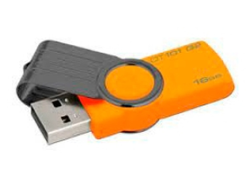 Kingston Technology DataTraveler 16GB, USB 2.0 16GB USB 2.0 Type-A Orange USB flash drive