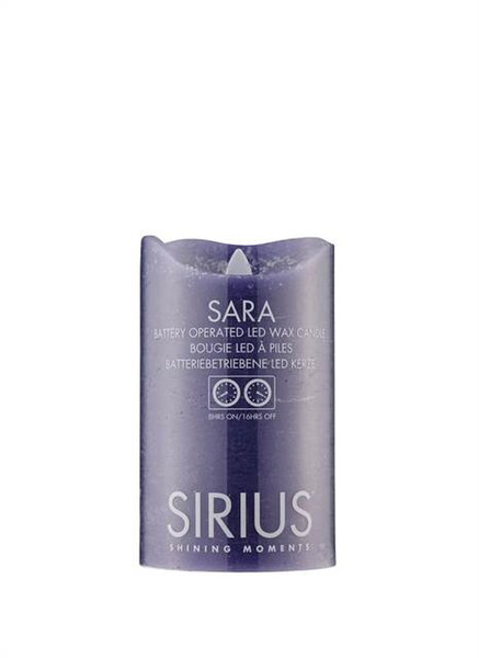 Sirius Home Sara LED Violett Elektrische Kerze