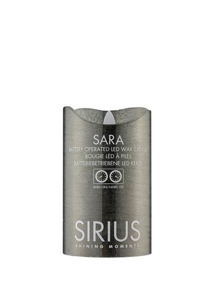 Sirius Home Sara LED Black,Metallic electric candle