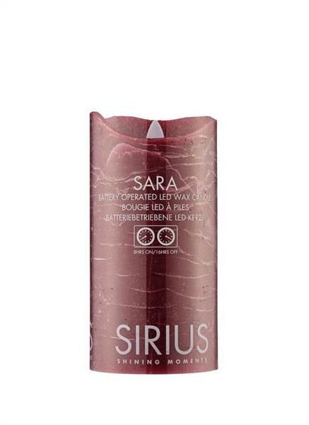 Sirius Home Sara LED Красный электрическая свеча