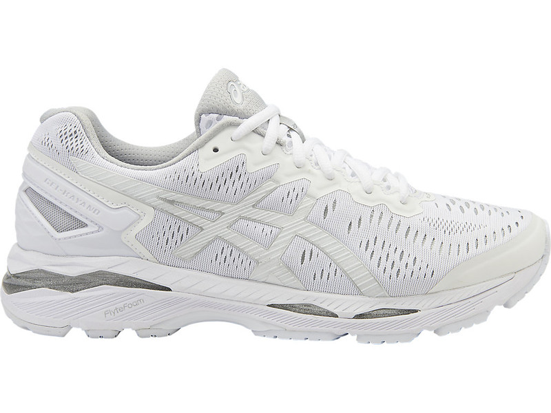 ASICS GEL-Kayano 23 Adult Male Silver,White 40.5 sneakers