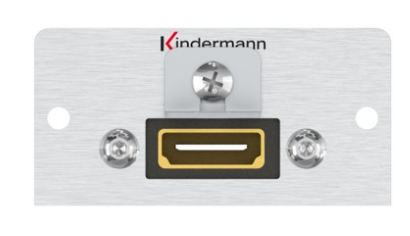 Kindermann 7444000642 HDMI Алюминиевый розетка