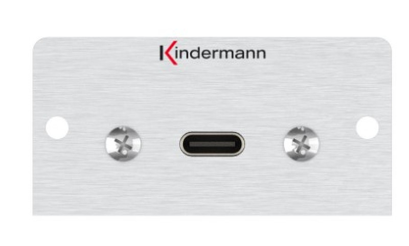 Kindermann 7444000549 Aluminium socket-outlet