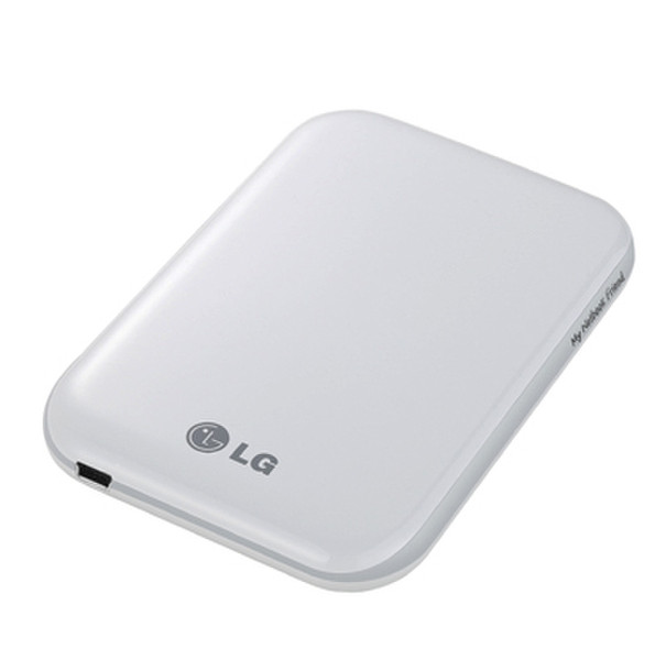 LG My Netbook Friend - 500 Gb 2.0 500ГБ Белый внешний жесткий диск