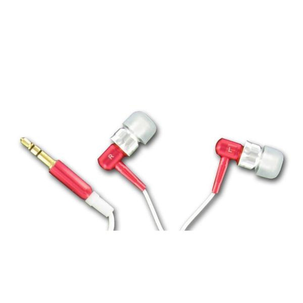 Nilox Dynamic In-Ear Headphones Binaural Wired Red mobile headset