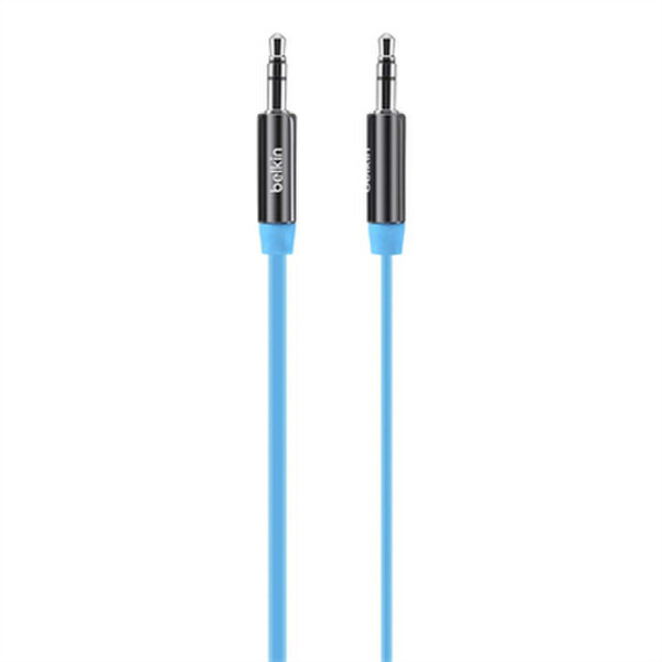Belkin AV10127qe04-BLU 0.9м 3,5 мм 3,5 мм Синий аудио кабель