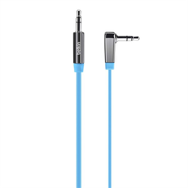 Belkin AV10128qe04-BLU 0.9м 3,5 мм 3,5 мм Синий аудио кабель