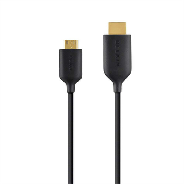 Belkin AV10100qe1.8M 1.8m Mini-HDMI Mini-HDMI Black HDMI cable