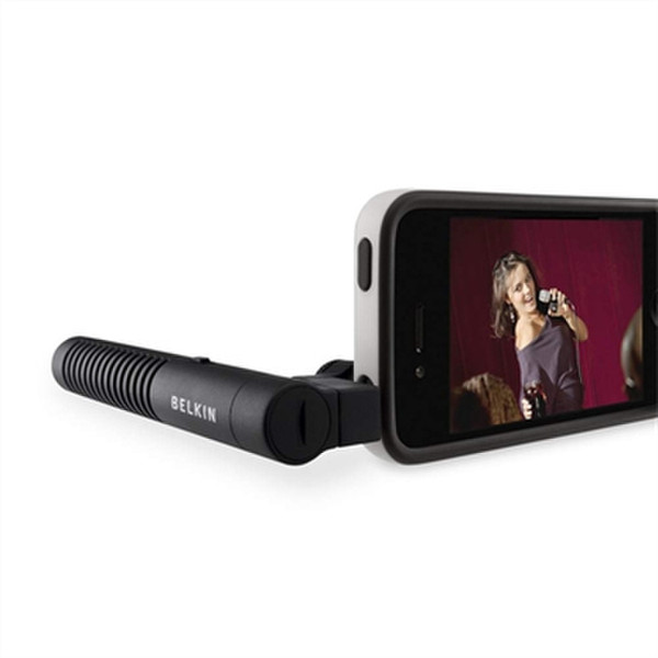 Belkin LiveAction Mic Mobile phone/smartphone microphone Проводная Черный