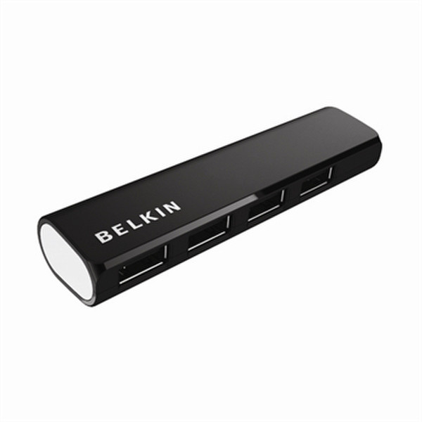 Belkin F4U040ak USB 2.0 480Mbit/s Schwarz Schnittstellenhub