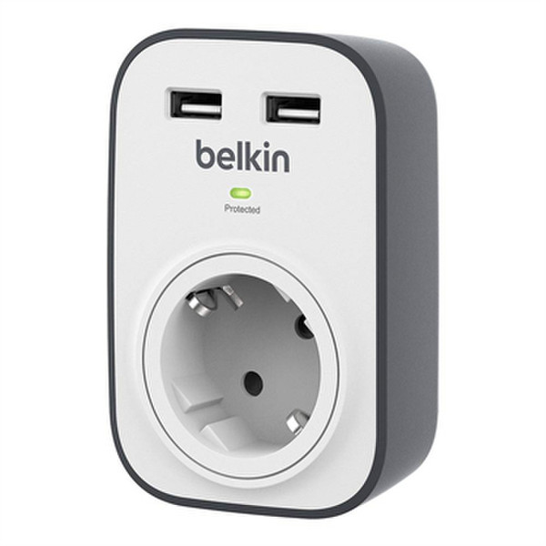 Belkin BSV103sa 1AC-Ausgänge Weiß Spannungsschutz