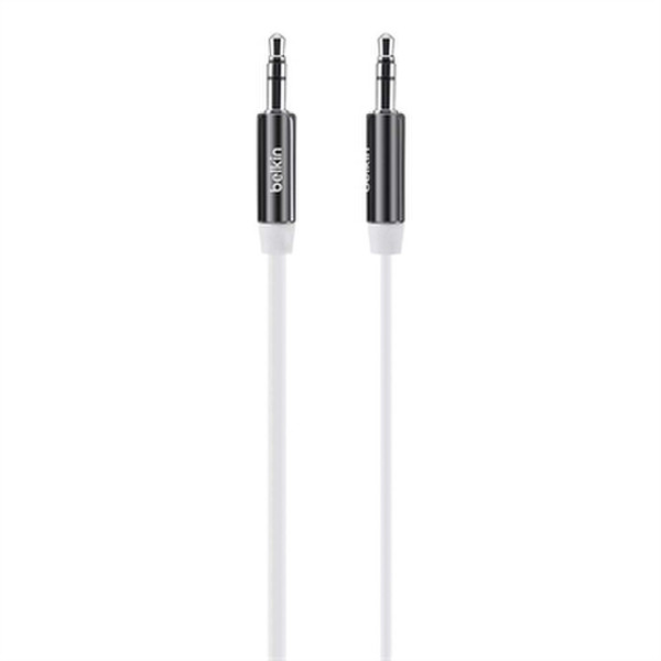 Belkin AV10127qe04-WHT 0.9м 3,5 мм 3,5 мм Белый аудио кабель