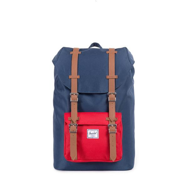 Herschel Little America Синий, Красный рюкзак