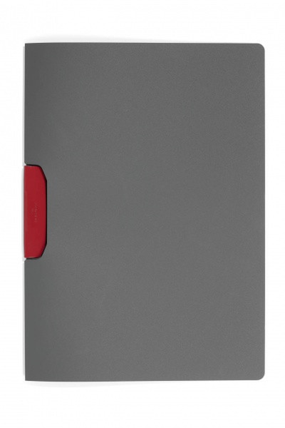 Durable Duraswing Plastic,Polypropylene (PP) Grey,Red report cover