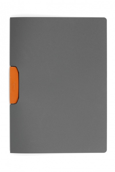 Durable Duraswing Plastic,Polypropylene (PP) Grey,Orange report cover