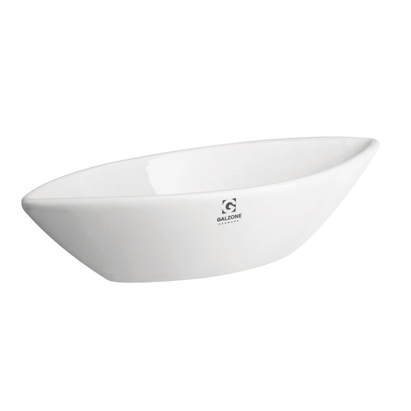 Galzone 820257 Porcelain White Oval Serving bowl serving platter/dish