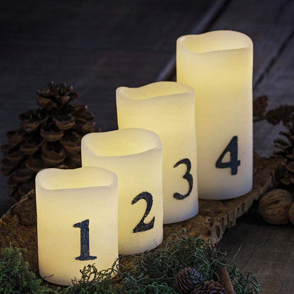 Sirius Home Tenna LED Grey,White electric candle