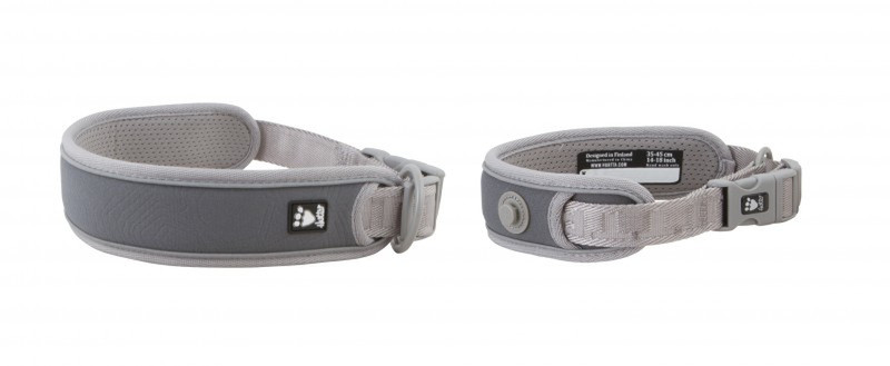 Hurtta HU-932684 Grau Neoprene Hund Halsband für Haustiere