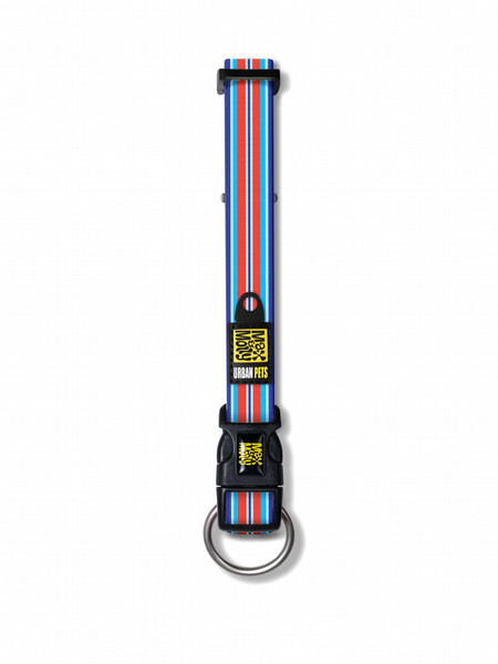 Max & Molly Hampton Strip Blue Blau, Rot Neoprene,Nylon Klein Hund Standard collar Halsband für Haustiere