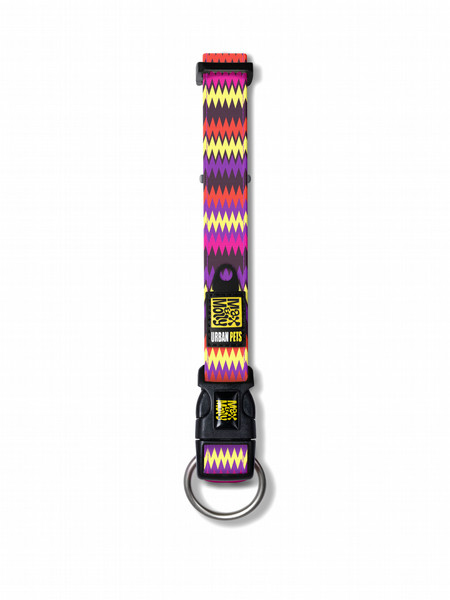 Max & Molly Latte Multicolour Neoprene,Nylon Medium Dog Standard collar pet collar