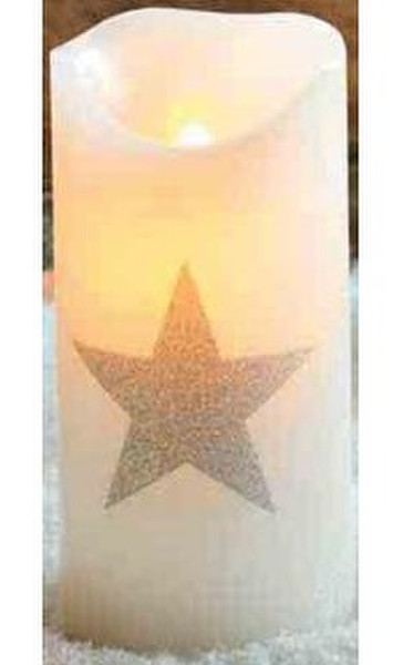 Sirius Home Sara star LED Cеребряный, Белый электрическая свеча