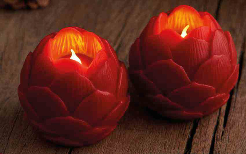 Sirius Home Helene LED Rot Elektrische Kerze