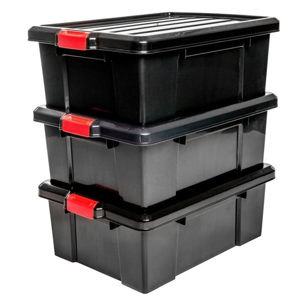 Iris SK-130P Storage box Прямоугольный Черный, Красный