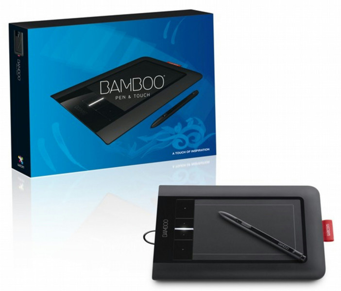 Wacom Bamboo Pen + Touch 147 x 92мм USB Черный графический планшет