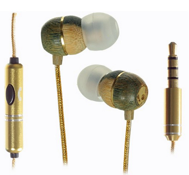 Skullcandy Holua In-ear Binaural Wired Gold mobile headset