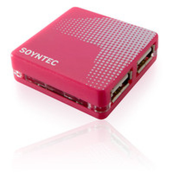 Soyntec NEXOOS 371  480Мбит/с Розовый хаб-разветвитель
