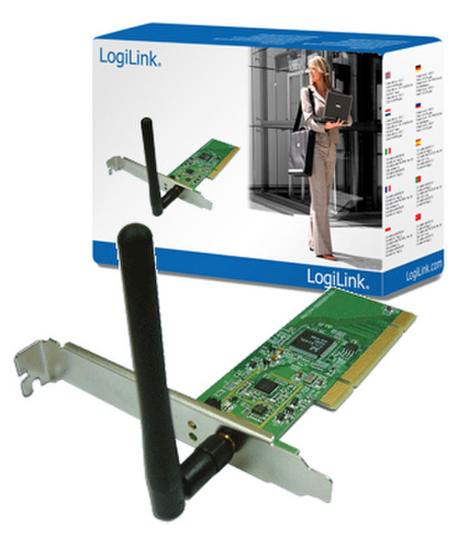 LogiLink WLAN PCI Card 54 Mbit Internal 54Mbit/s networking card