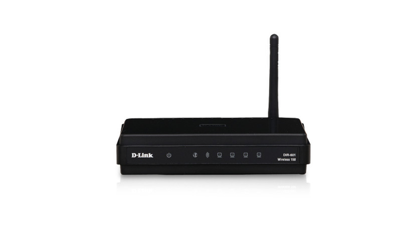 D-Link DIR-600 Fast Ethernet Черный wireless router