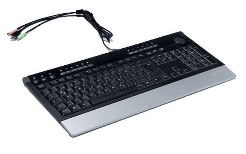 Revoltec Multimedia Keyboard K101 USB QWERTY Tastatur