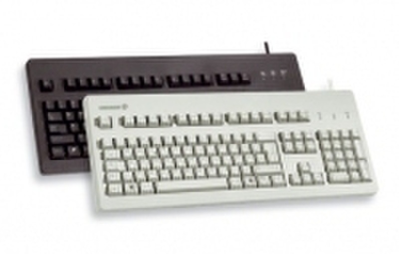 Cherry G81-3000 USB+PS/2 QWERTY Schwarz Tastatur
