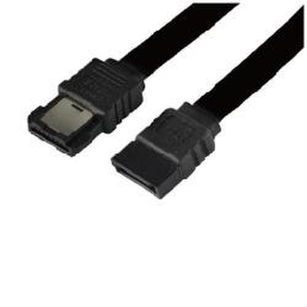 Nilox eSATA - SATA 1m 7Pin 1m Black SATA cable