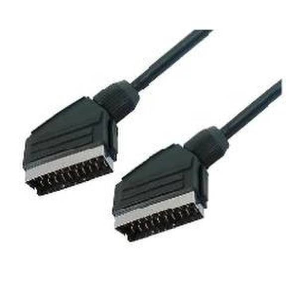 Nilox Scart 3m M/M 21pin 3м SCART (21-pin) SCART (21-pin) Черный SCART кабель