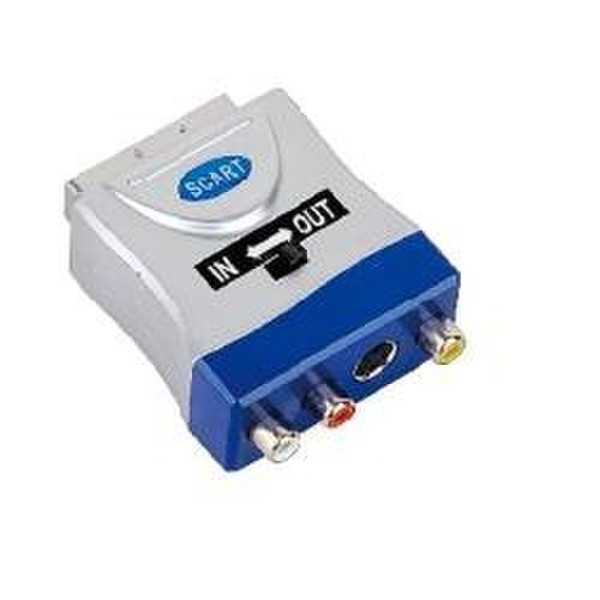 Nilox Scart M/3RCA + SVHS Scart RCA A/V + SVHS Weiß Kabelschnittstellen-/adapter