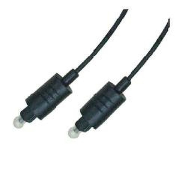 Nilox Toslink 50cm M/M OD 2.2mm 0.5m Black audio cable