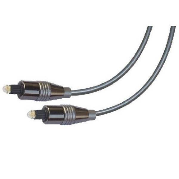 Nilox Toslink 5m M/M SPDIF OD 6.0mm 5m Black audio cable