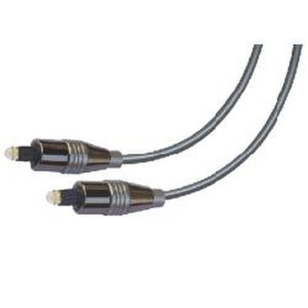 Nilox Toslink 1m M/M SPDIF OD 6.0mm 1m Schwarz Audio-Kabel