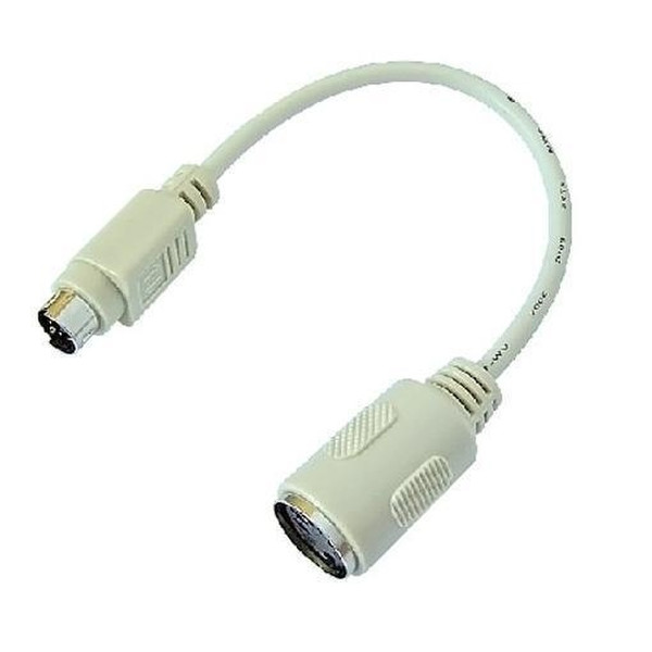 Nilox 07NXAD00KB201 Mini-DIN 6-pin F DIN 5-pin M кабельный разъем/переходник
