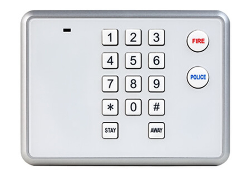 Nortek 2GIG-PAD1-345 RF Wireless Weiß Numerische Tastatur