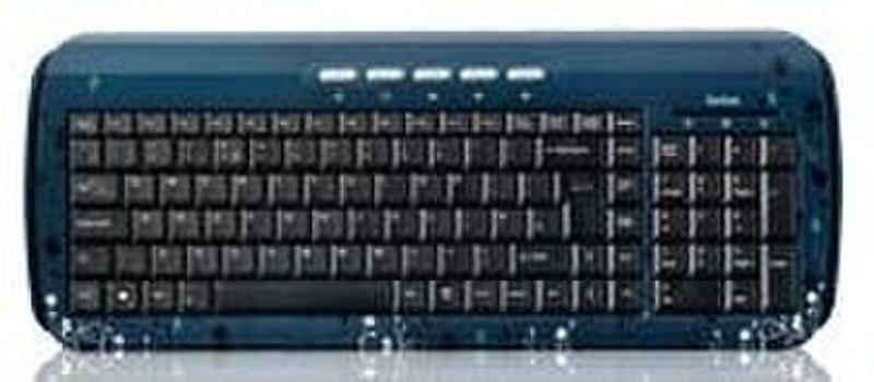 Saitek Expressions Keyboard USB QWERTY Синий клавиатура