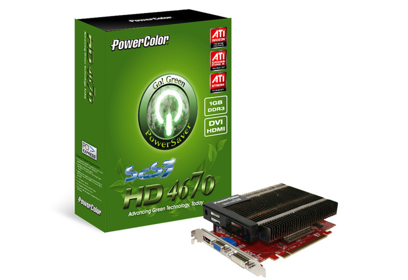 PowerColor SCS3 HD4670 1GB DDR3 (Go Green Edition) 1GB GDDR2