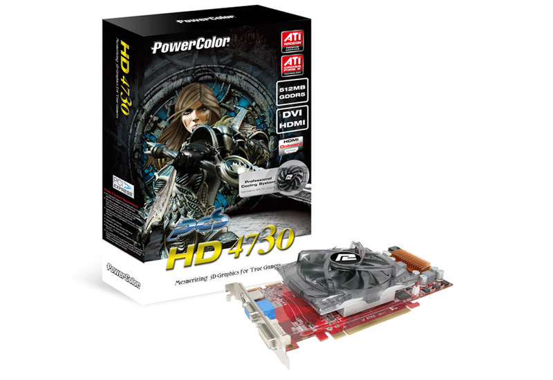 PowerColor PCS HD4730 512MB GDDR5 HDMI GDDR5