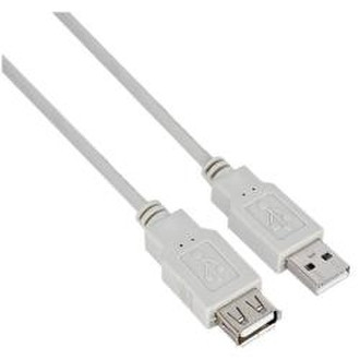 Nilox USB2-AA-MF2-B 2m White USB cable