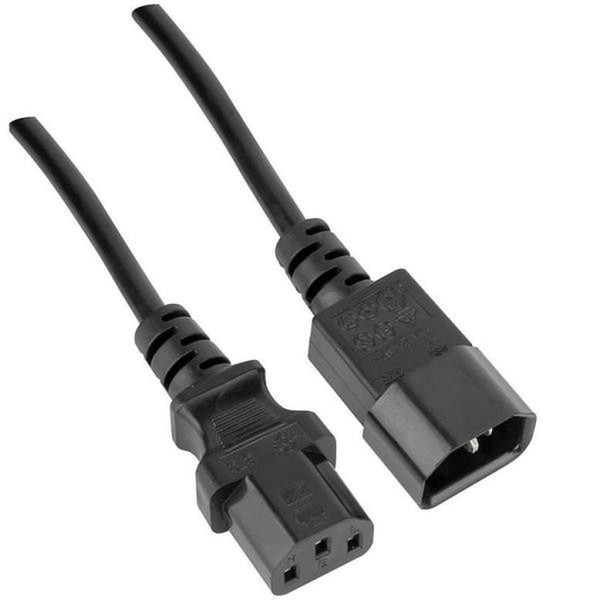 Nilox ALIM-MON-B 2m Black power cable