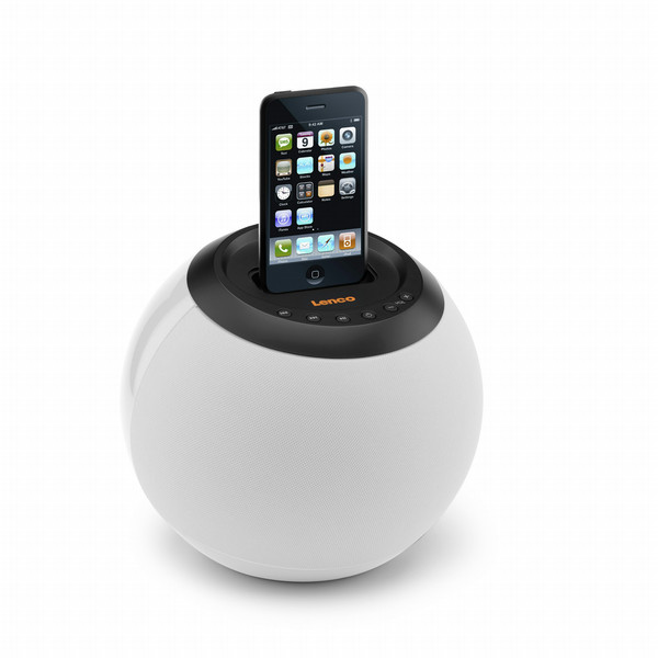 Lenco Speakerball for iPod Белый